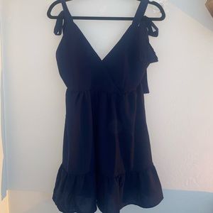 navy blue sundress